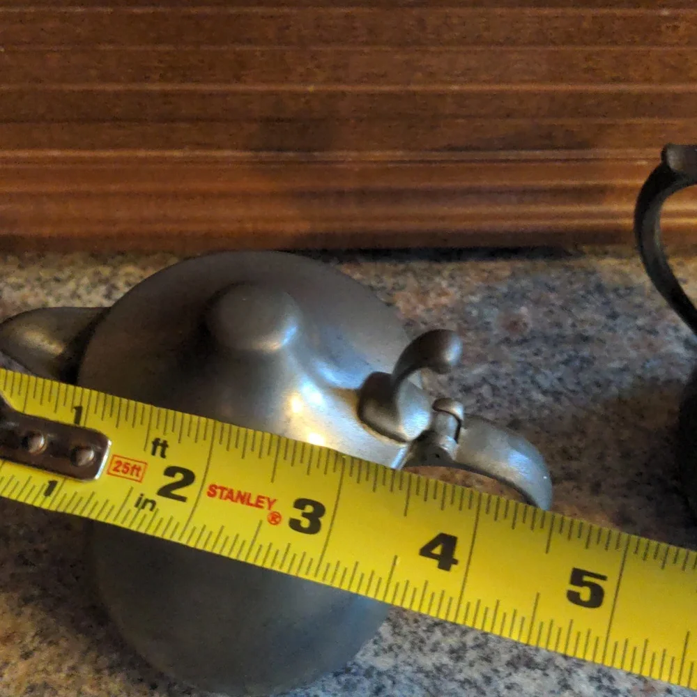 Vintage Pewter Creamer- Set of 2 Different Creamer Pitchers Woodbury Pewterers